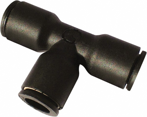 Legris Push-to-Connect Tube x Tube x Tube Fitting: Union, 1/2" OD - 3104 62 56