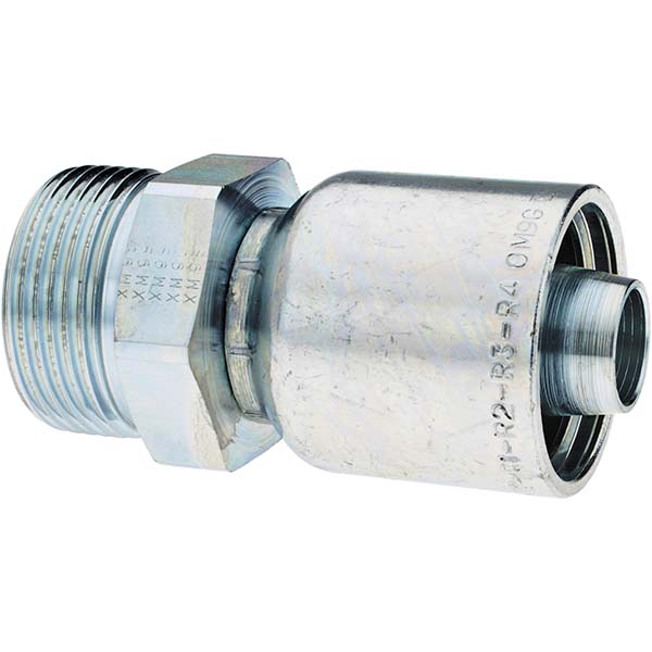 Parker Hydraulic Hose Male Seal-Lok Fitting: 0.75" ID, 12 mm, 1" - BD-1J04316-12-1