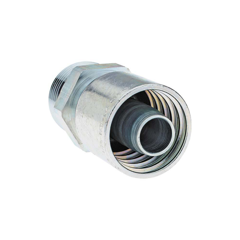 Parker Hydraulic Hose Male Seal-Lok Fitting: 0.75" ID, 12 mm, 1" - BD-1J04316-12-1