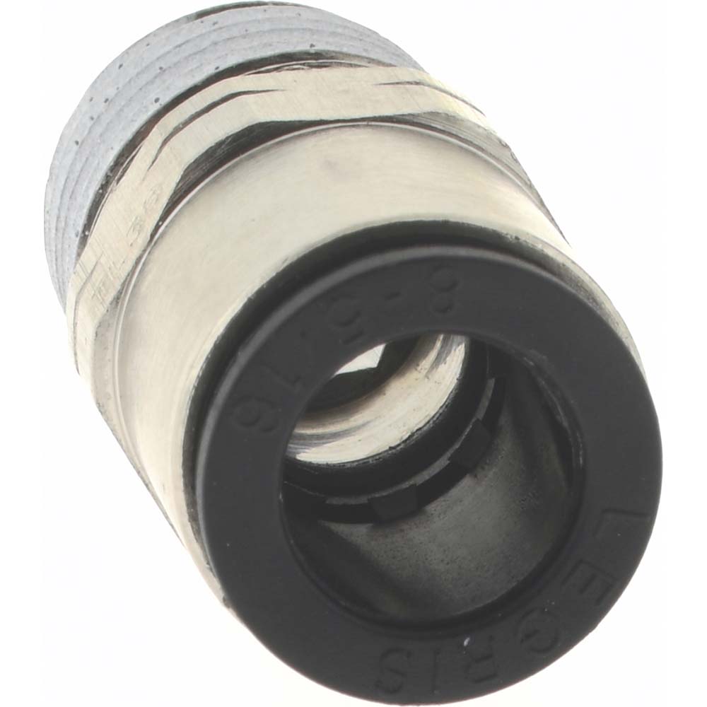 Legris Push-to-Connect Tube x MNPT Fitting: Connector, NPT, 5/16" OD - 3175 08 14