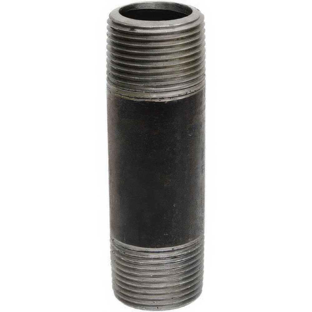 Anvil Black Pipe Nipple: 1/2" Dia x 1-1/8" Long, Schedule 160 - 0332809805