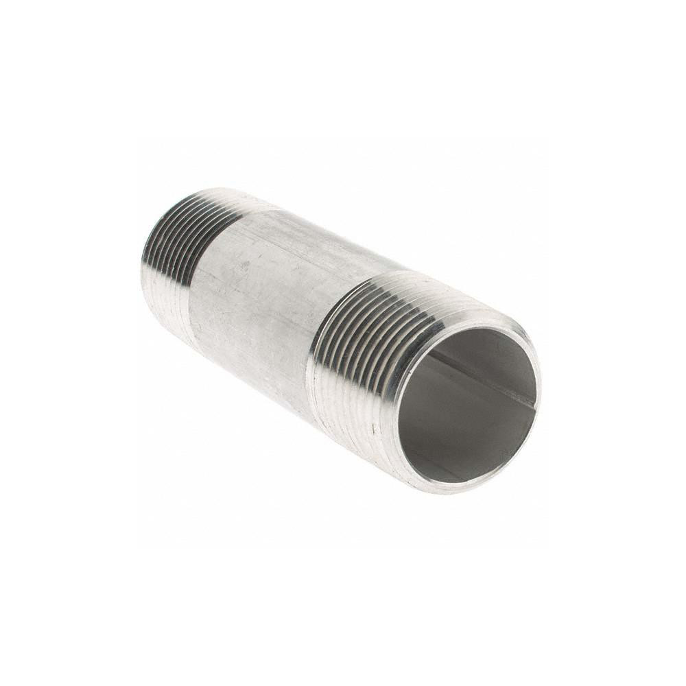 Value Collection Stainless Steel Pipe Nipple: 3/4" Pipe, Grade 316 & 316L - 6BN3/4*3