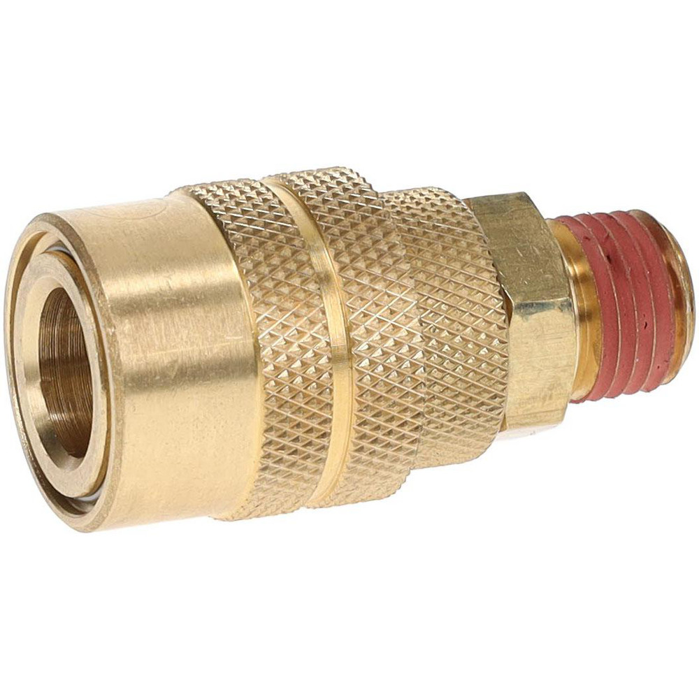 Value Collection Pneumatic Hose Coupling: 1/4" Thread, 1/4" Body Dia, Industrial Interchange - 2312582511-4
