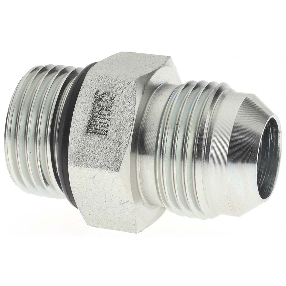 Parker Steel Flared Tube Male Adapter: 3/8" OD, 1/2-20 Thread, 37 deg Flared Angle - PT-00292