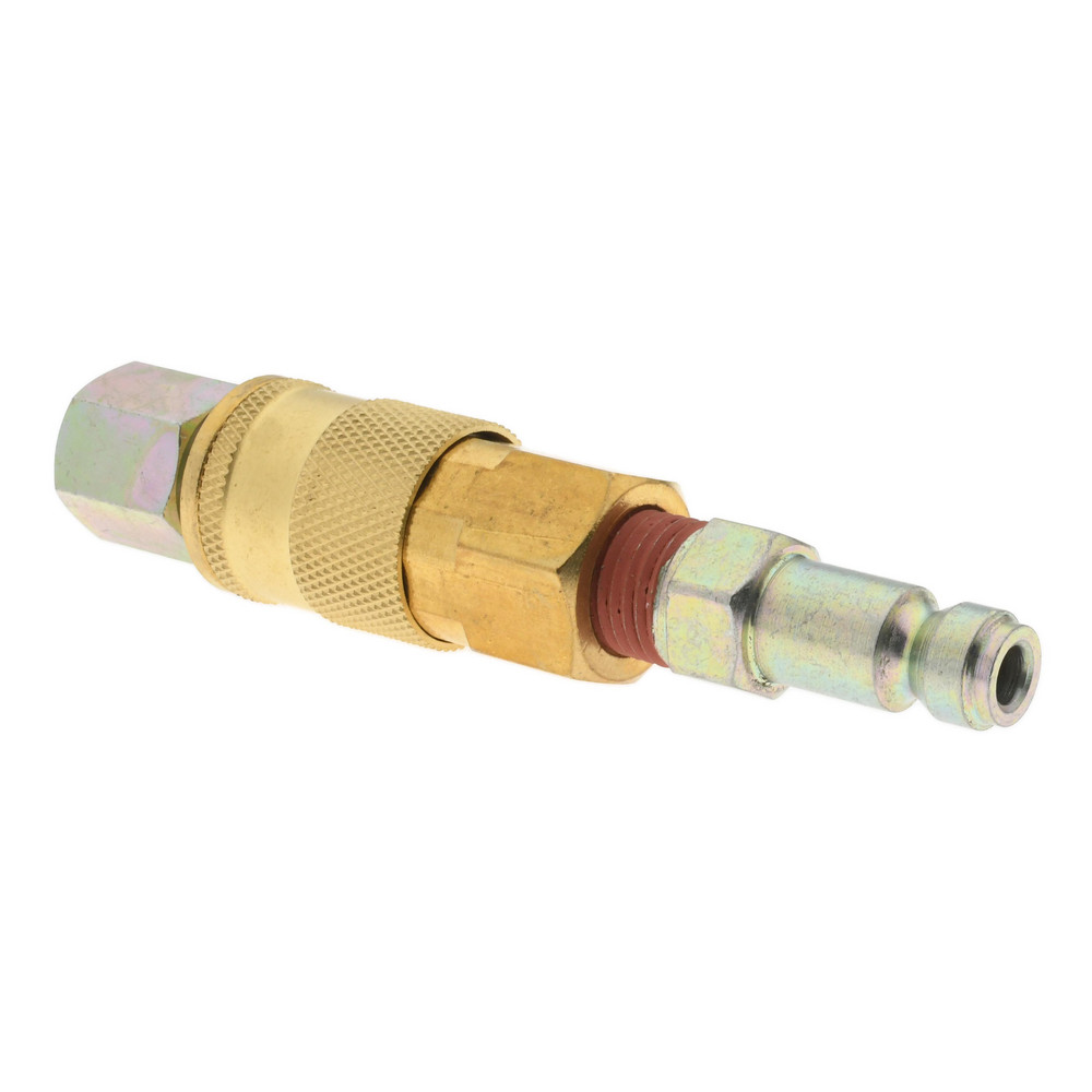 Value Collection 3 Piece 1/4" Body 1/4 NPT 145 psi Tru-Flate Automotive Pneumatic Coupling Plug Set - 2431551241