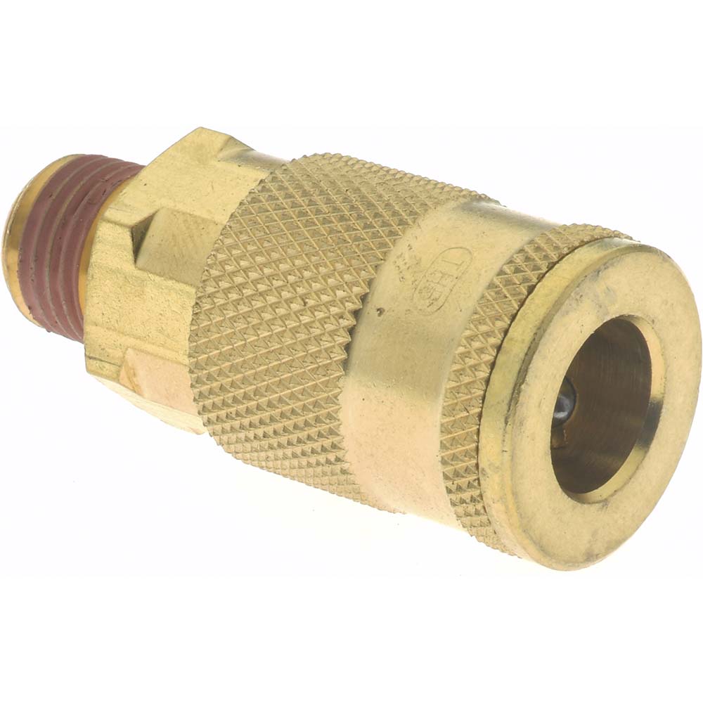 Value Collection 3 Piece 1/4" Body 1/4 NPT 145 psi Tru-Flate Automotive Pneumatic Coupling Plug Set - 2431551241