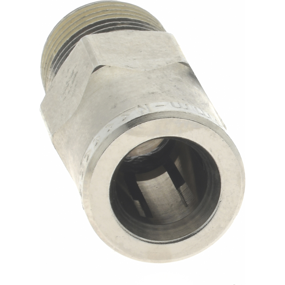 Norgren Push-to-Connect Tube x MNPT x Tube x Male Fitting: Pneumatic Adapter, NPTF, 6.00 mm OD - 104250618