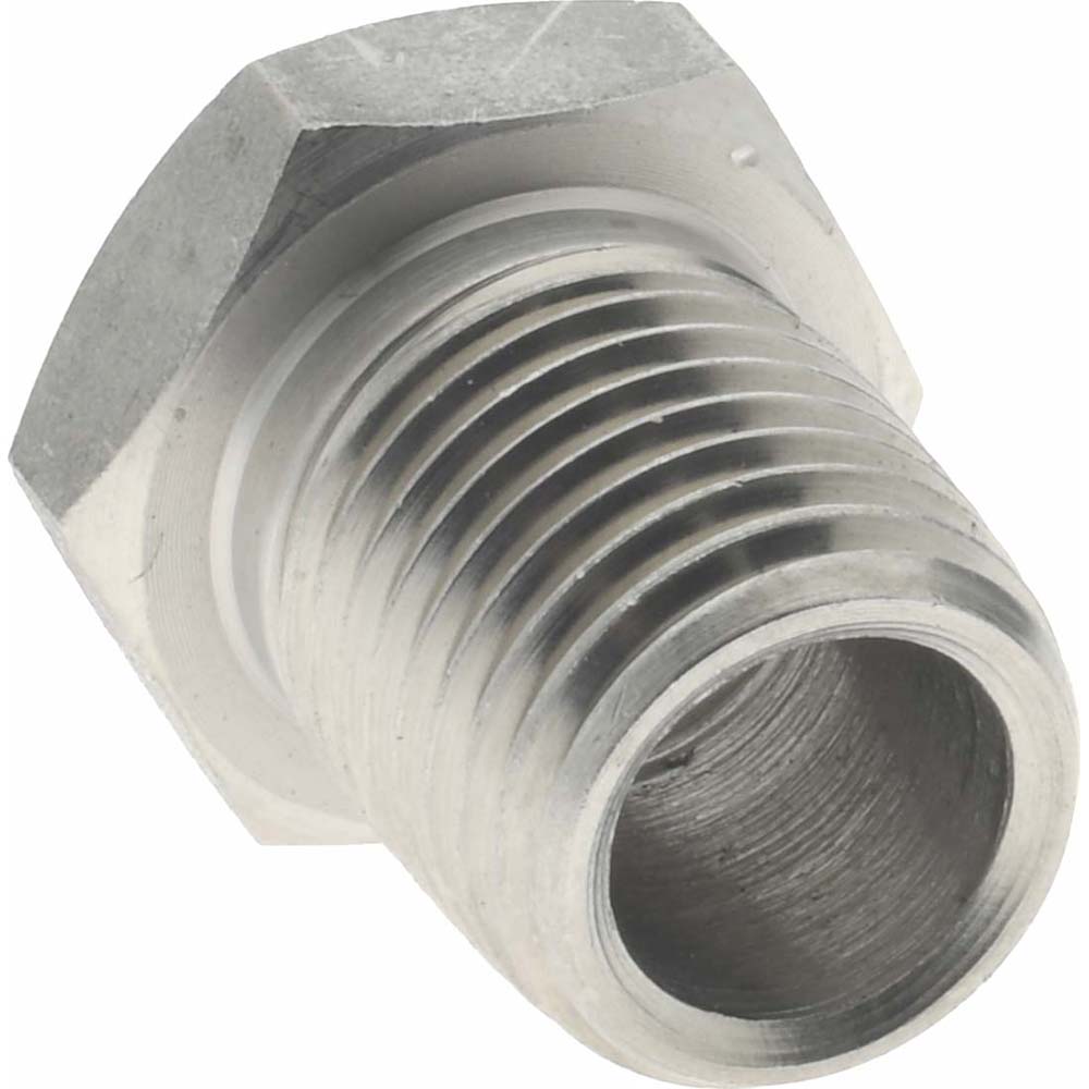 Merit Brass Pipe Bushing: 1/4 x 1/8", 304 & 304L Stainless Steel - 3414D-0402