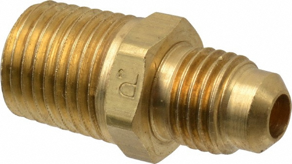 Parker Steel Flared Tube Connector: 3/8" OD, 37 deg Flared Angle - KP67150