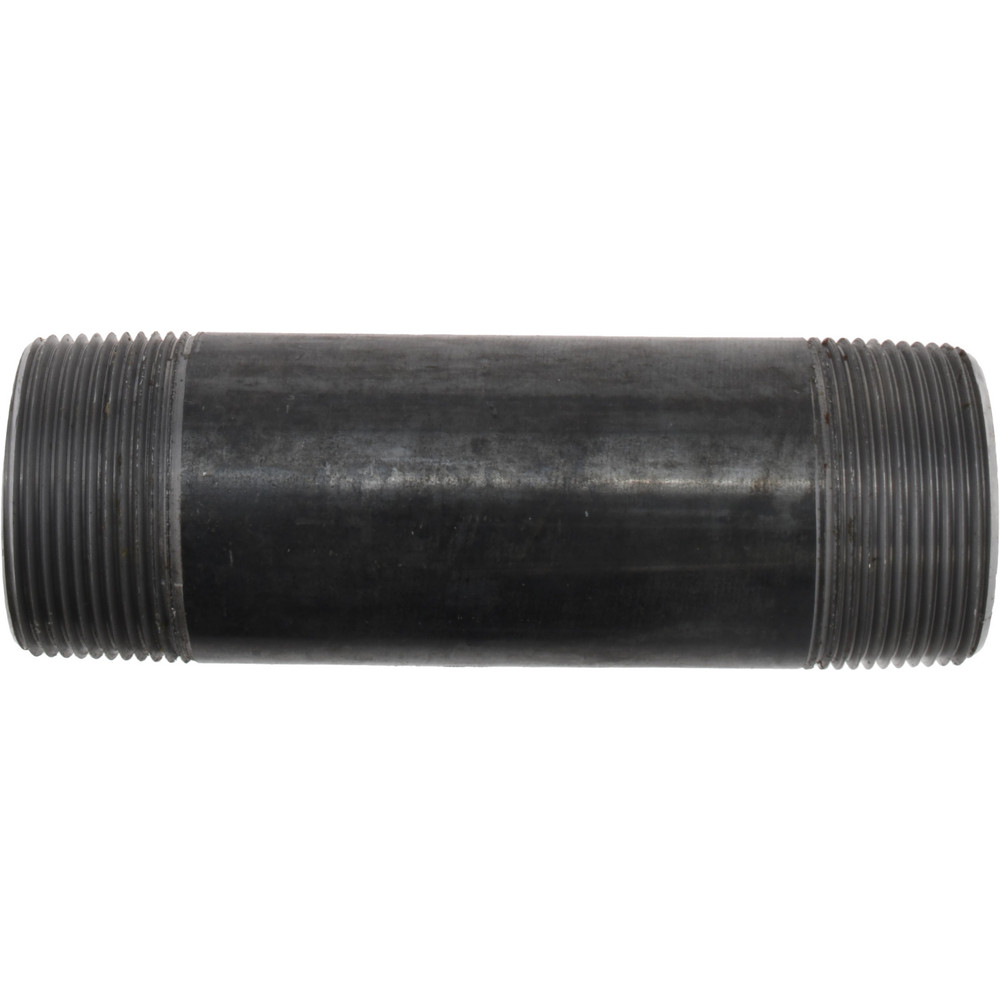 B&K Mueller Black Pipe Nipple: 1-1/2" Dia x 5-1/2" Long, Schedule 40 - 587-055HC