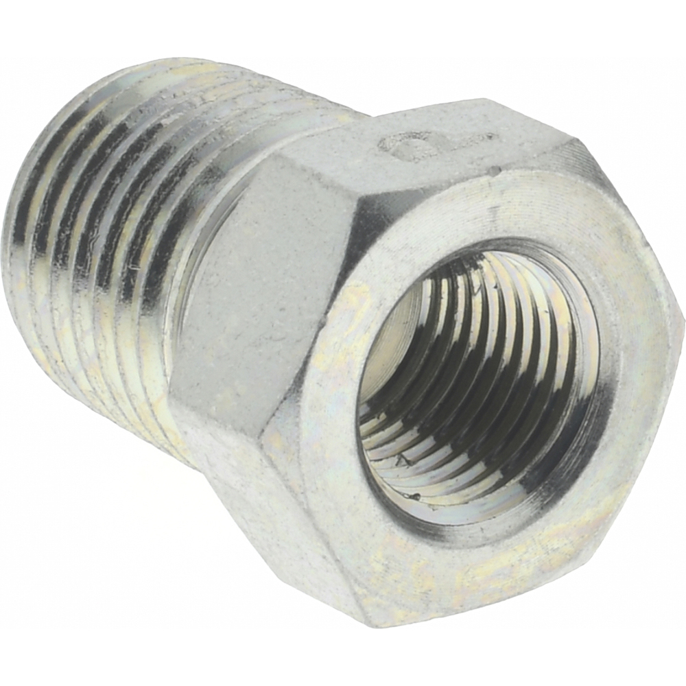 Parker Industrial Pipe Bushing: 1/8" Female Thread, 1/4" Male Thread, MNPTF x FNPTF - 1/4 X 1/8 PTR-S