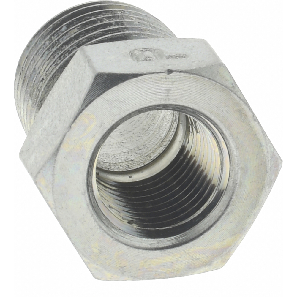 Parker Industrial Pipe Bushing: 1/8" Female Thread, 1/4" Male Thread, MNPTF x FNPTF - 1/4 X 1/8 PTR-S