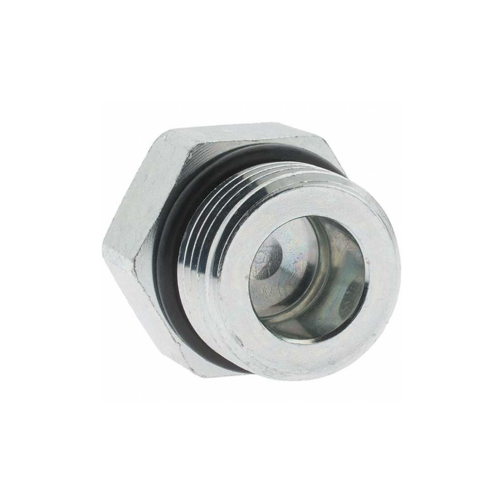 Parker Industrial Pipe Hex Plug: 7/8-14 Male Thread, Male Straight Thread O-Ring - -16295-6