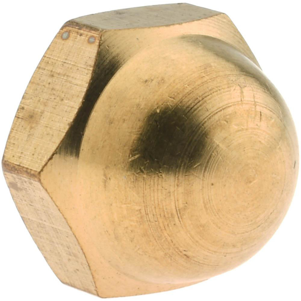 Merit Brass Brass Pipe End Cap: 2" Fitting, Threaded, FNPT, Class 125 - X116-32