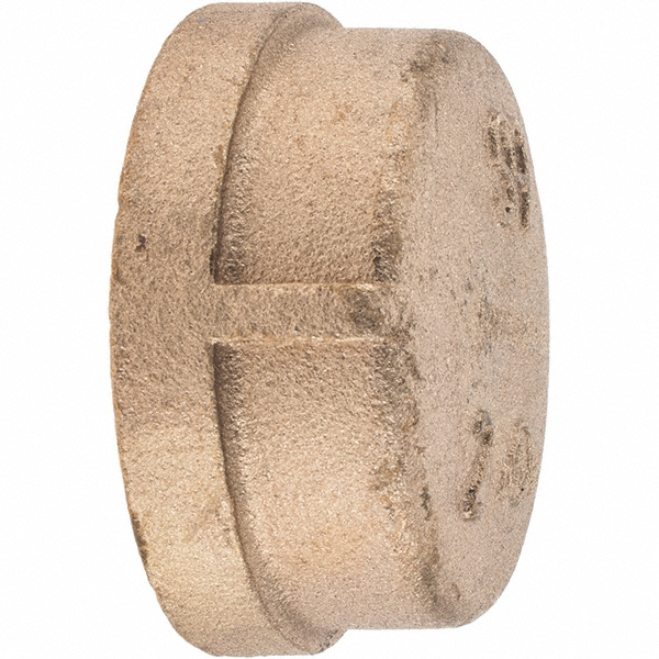 Merit Brass Brass Pipe End Cap: 2" Fitting, Threaded, FNPT, Class 125 - X116-32