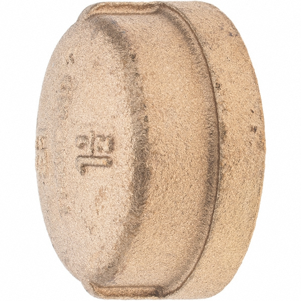 Merit Brass Brass Pipe End Cap: 2" Fitting, Threaded, FNPT, Class 125 - X116-32