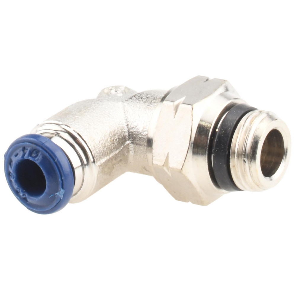 Aignep USA Push-to-Connect Tube x Universal Thread Fitting: Swivel Elbow, Universal, 5/32" OD - 87110-53-02