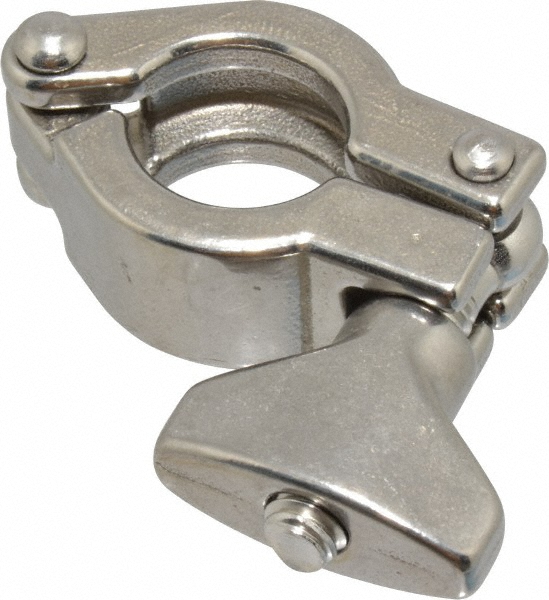 VNE Sanitary Stainless Steel Pipe Rubber Hose Adapter: 2", Clamp Connection - EG14RT2.0