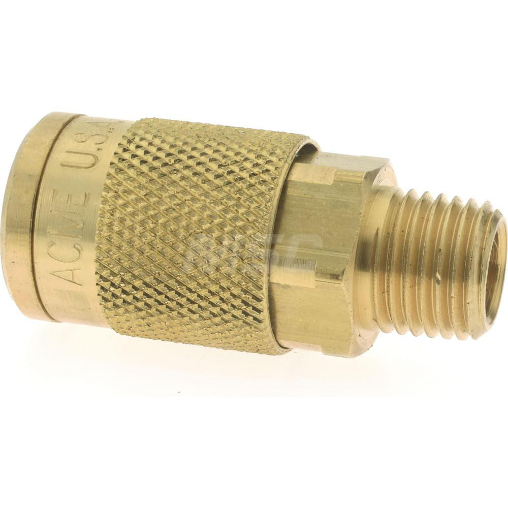 Coilhose Pneumatics Pneumatic Hose Coupling: 1/4" Thread, 1/4" Body Dia, Acme Interchange - A900B4M