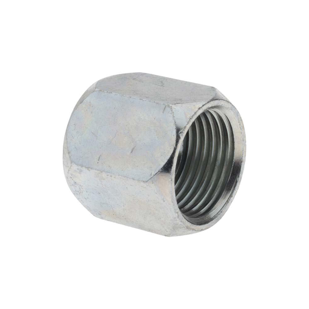 Parker Steel Flared Tube Cap: 1/2" OD, 37 deg Flared Angle - KP80602