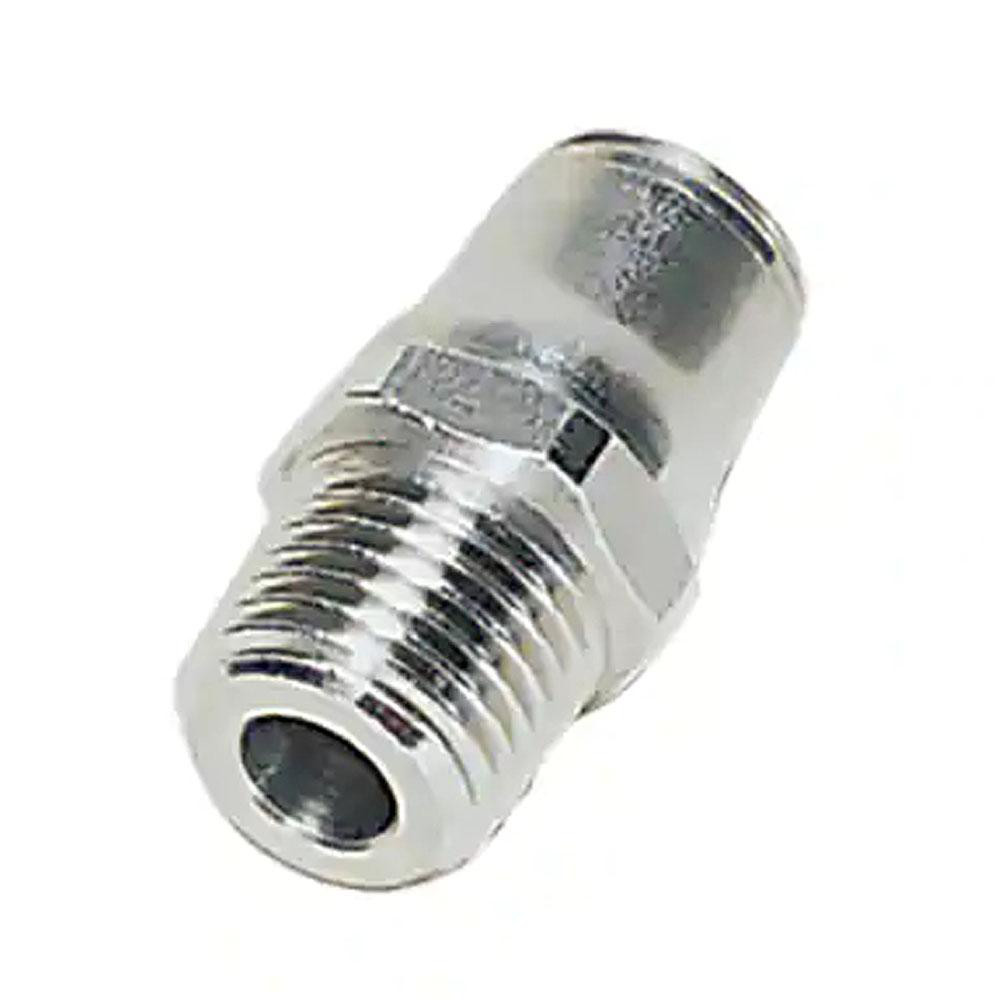 Legris Push-to-Connect Tube x MNPT x Tube x Male Fitting: Elbow, NPT, 1/4" OD - 3889 56 14