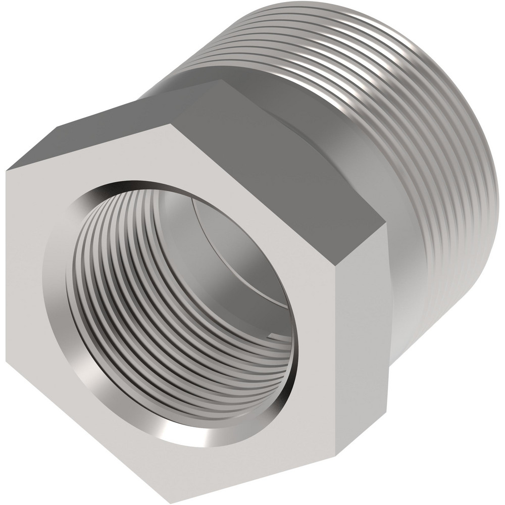 Eaton Industrial Pipe Bushing: 1/4" Female Thread, 3/8" Male Thread, MNPT x FNPT - 2081-6-4S