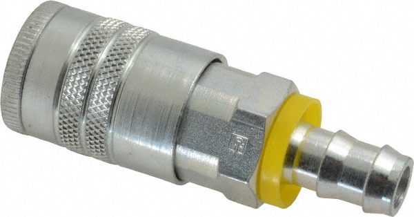 Parker Pneumatic Hose Coupling: 1/4" Body Dia, Industrial Interchange - H8CP-787