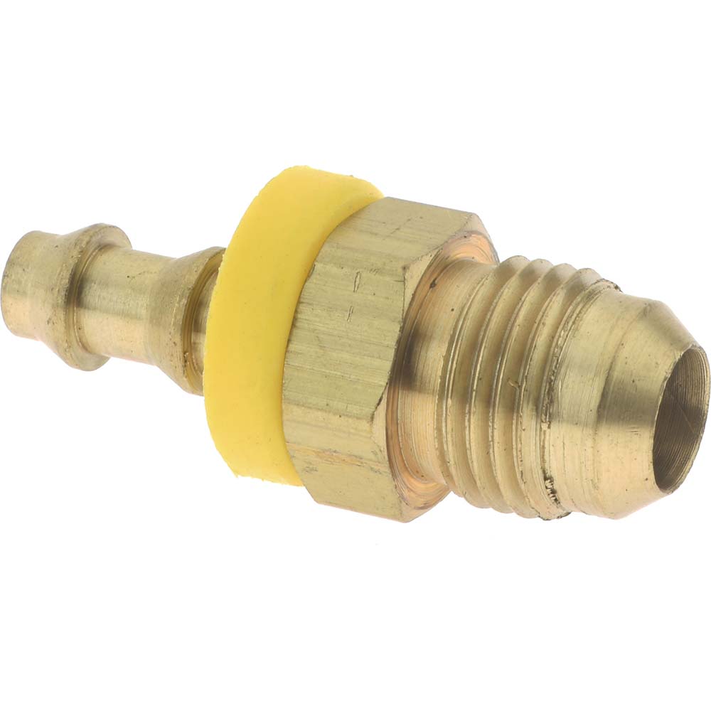 Dixon Valve & Coupling Barbed Push-On Hose Female Connector: 9/16" UNF, Brass, 1/4" Barb - 2880409C
