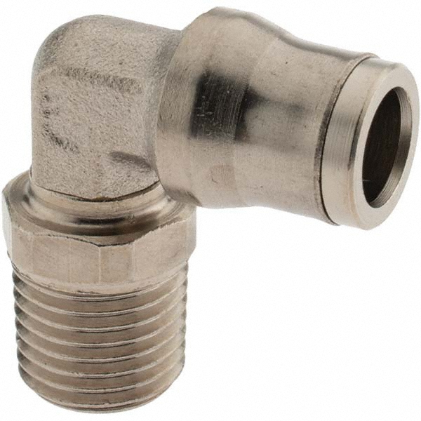 Legris Push-to-Connect Tube x Male x Tube x Male BSPT Fitting: Elbow, BSPT, 8.00 mm OD - 3609 08 13
