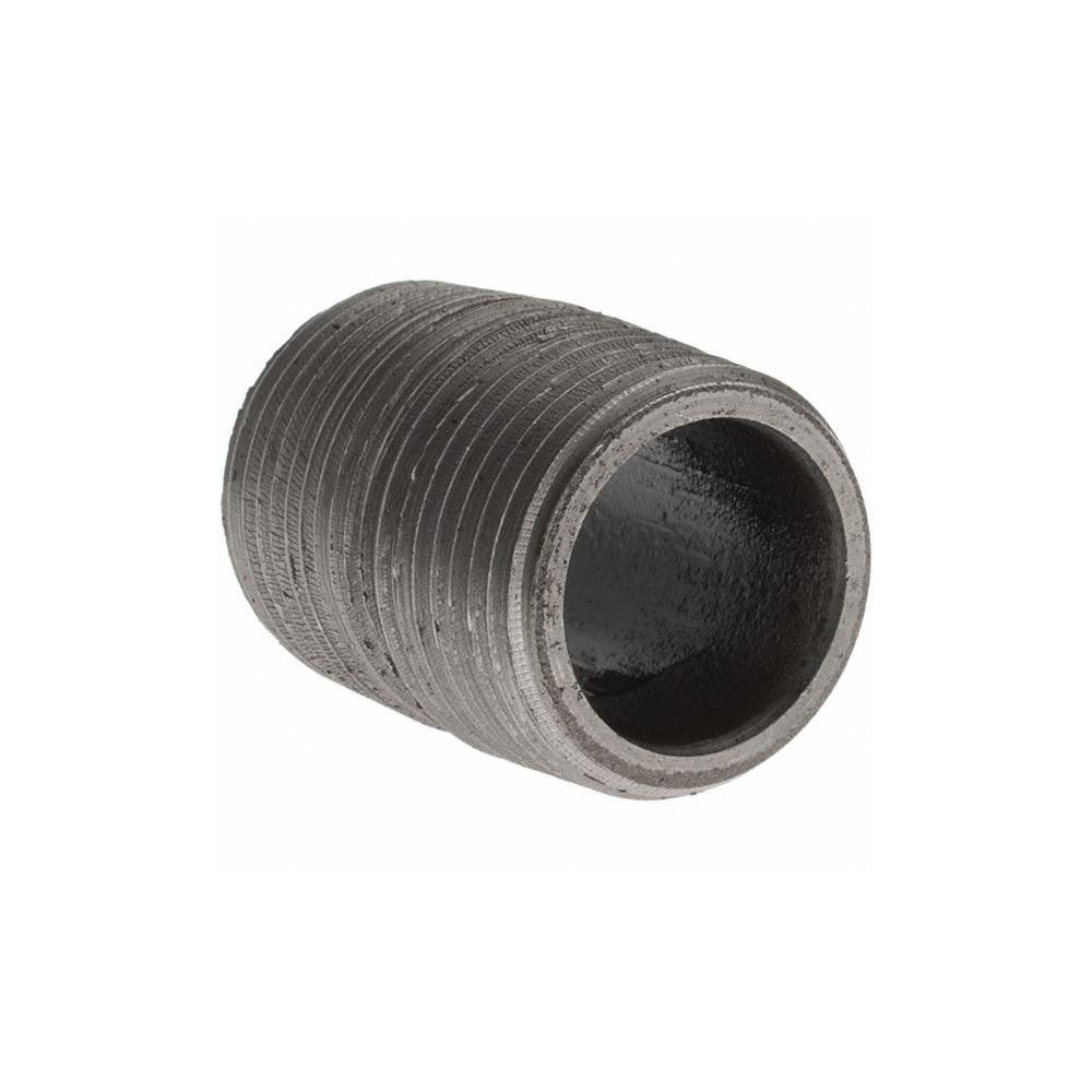 Value Collection Black Pipe Nipple: 3/4" Dia x 1-3/8" Long, Schedule 80 - BD-13614