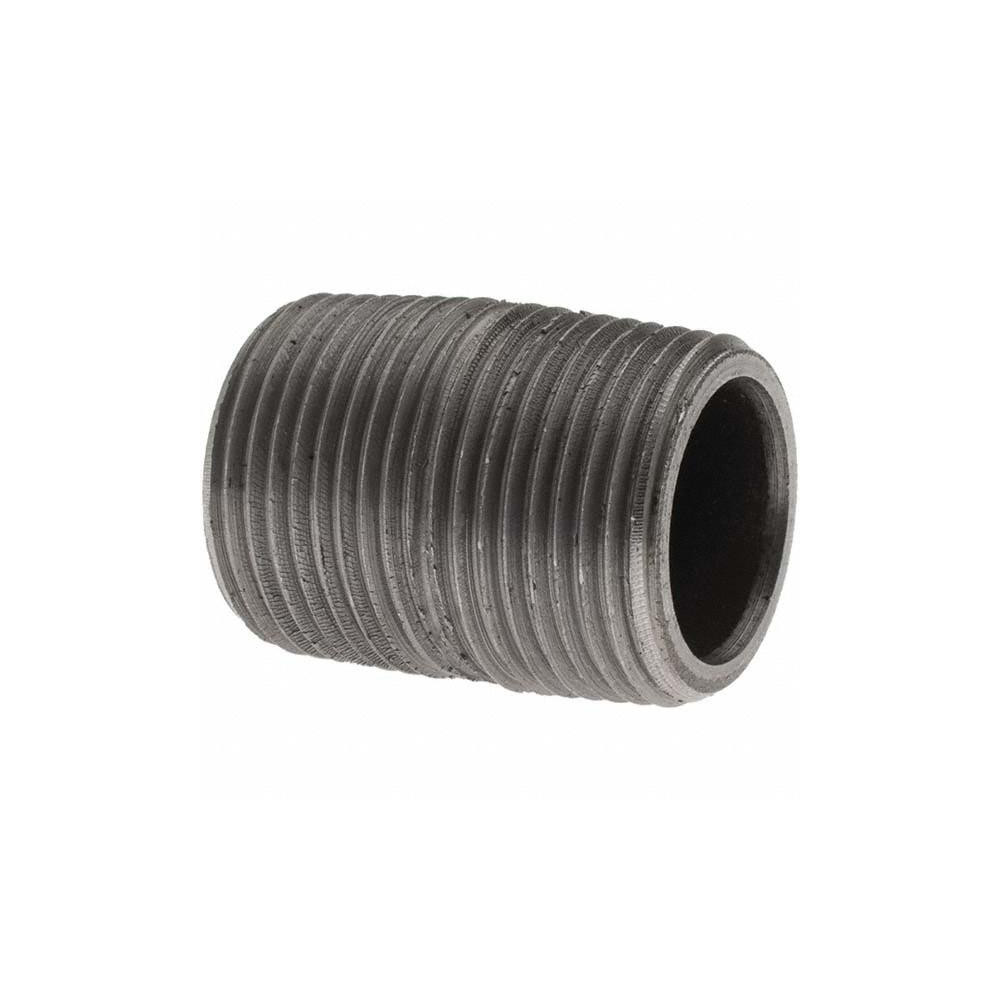 Value Collection Black Pipe Nipple: 3/4" Dia x 1-3/8" Long, Schedule 80 - BD-13614
