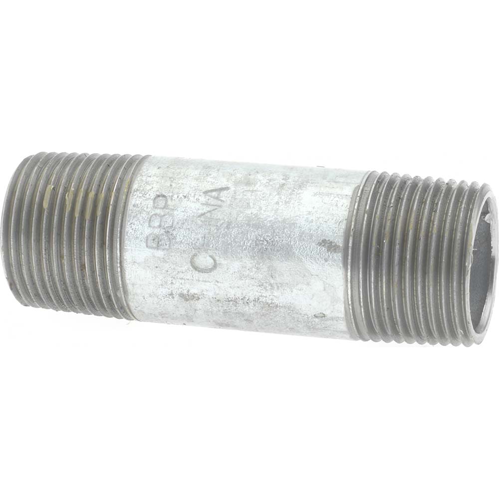 Value Collection Black Pipe Nipple: 3/4" Dia x 1-3/8" Long, Schedule 80 - BD-13614