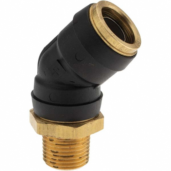 Parker Push-to-Connect Tube x MNPT x Tube x Male Fitting: 3/4" OD - PF-00089