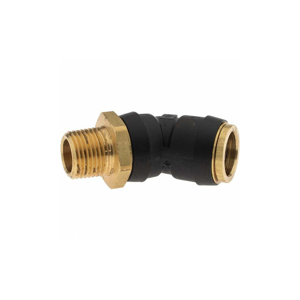 Parker Push-to-Connect Tube x MNPT x Tube x Male Fitting: 3/4" OD - PF-00089