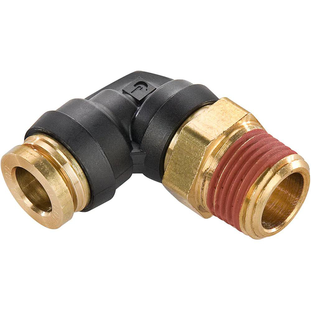 Parker Push-to-Connect Tube x MNPT x Tube x Male Fitting: 3/4" OD - PF-00089