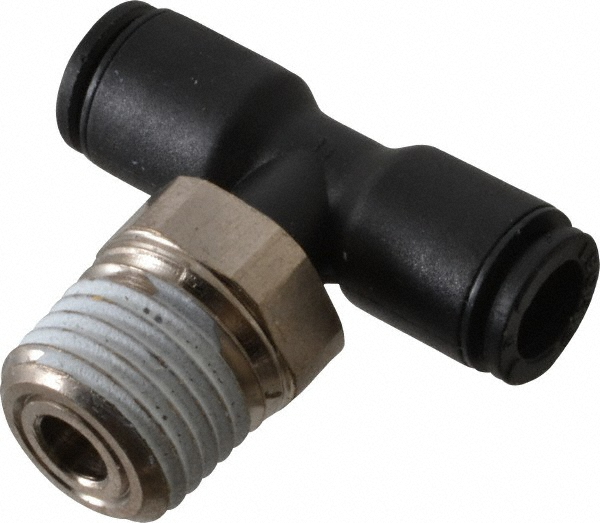 Legris Push-to-Connect Tube x MNPT Fitting: Male Branch Tee, NPT - 3108 06 14