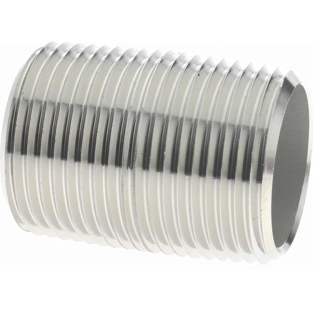 Merit Brass Pipe Half Coupling: 1", 304 & 304L Stainless Steel - 3411HD-16