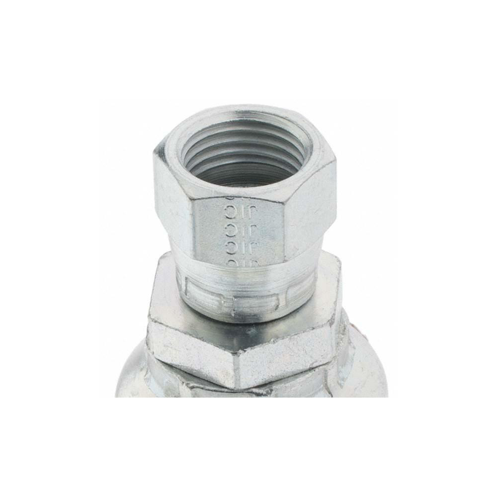 Parker Hydraulic Hose Straight Female JIC 37 ° Swivel Fitting: 0.5" ID, 8 mm, 9/16-18 - 10643-6-8