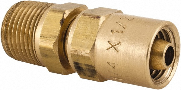 Dixon Valve & Coupling 3/8 NPTF, Reusable Hose Male Fitting - MSC1834086K