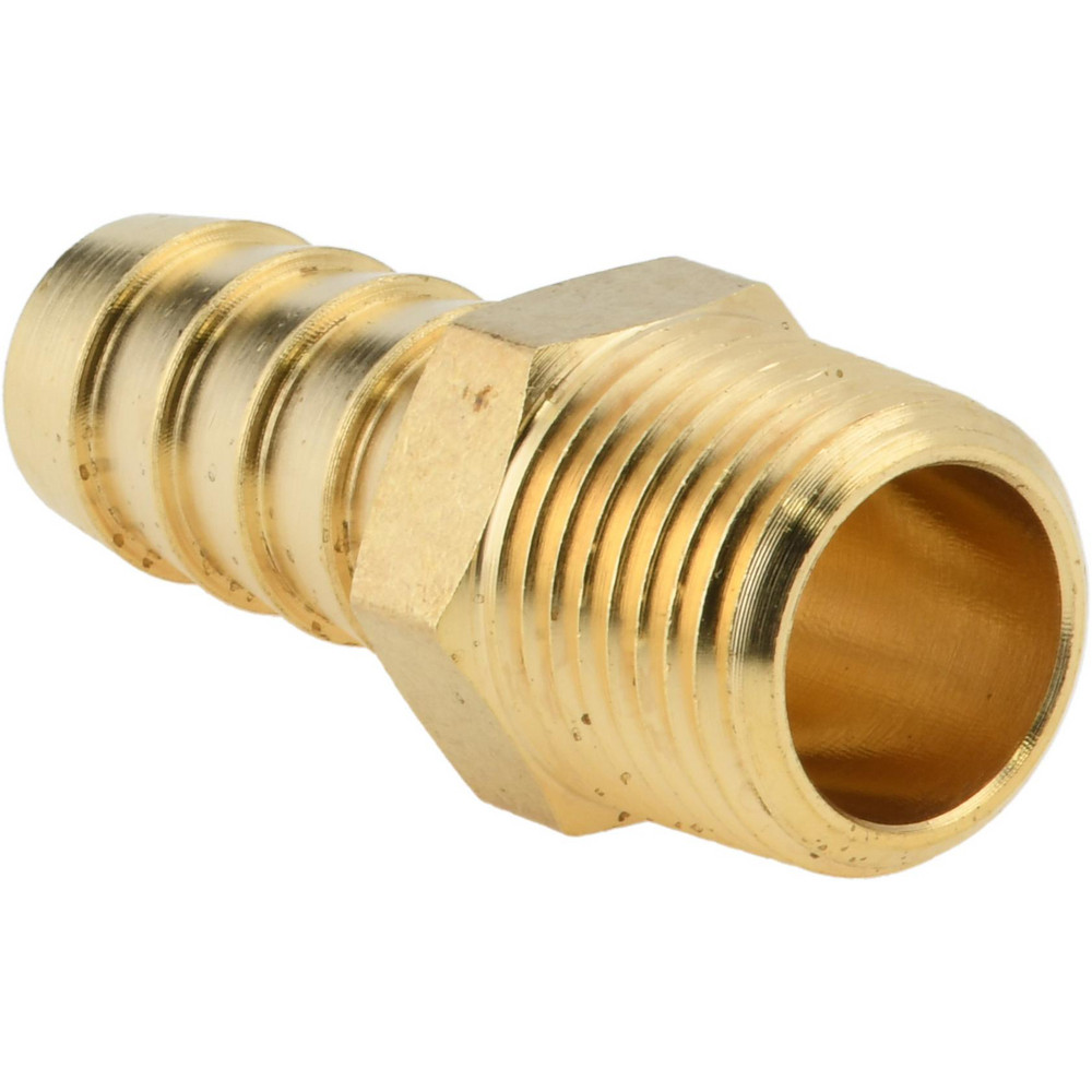CerroBrass Barbed Hose Fitting: 1/2" x 3/4" ID Hose, Male Connector - 32022