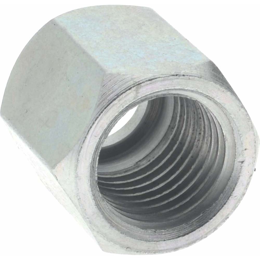 Eaton Steel Flared Tube Nut: 1/4" OD, 7/16-20 Thread, 37 deg Flared Angle - 1290-4S