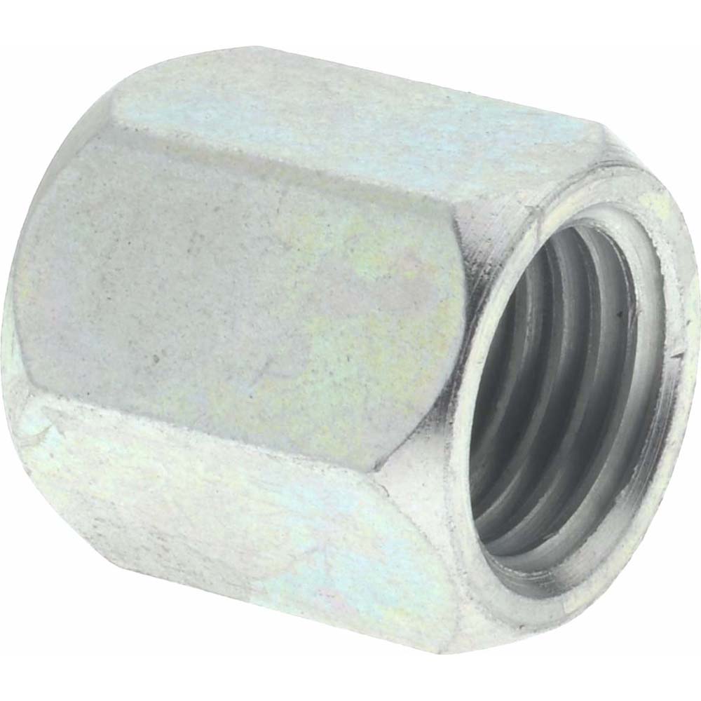 Eaton Steel Flared Tube Nut: 1/4" OD, 7/16-20 Thread, 37 deg Flared Angle - 1290-4S