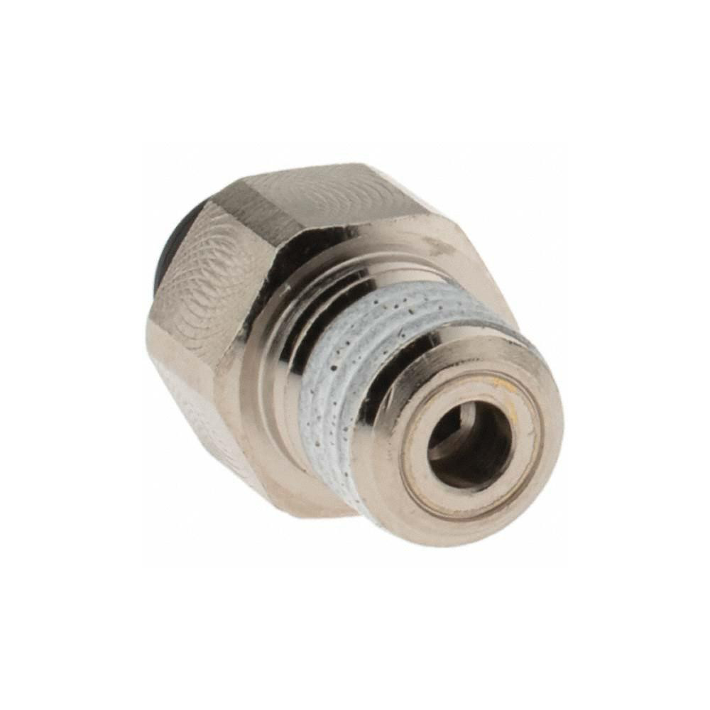 Parker Push-to-Connect Tube x MNPT Fitting: Connector, NPT, 1/8" OD - KP23826