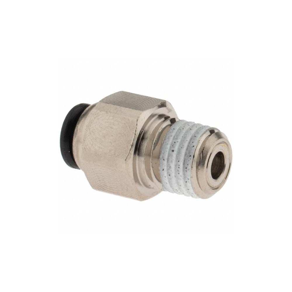 Parker Push-to-Connect Tube x MNPT Fitting: Connector, NPT, 1/8" OD - KP23826