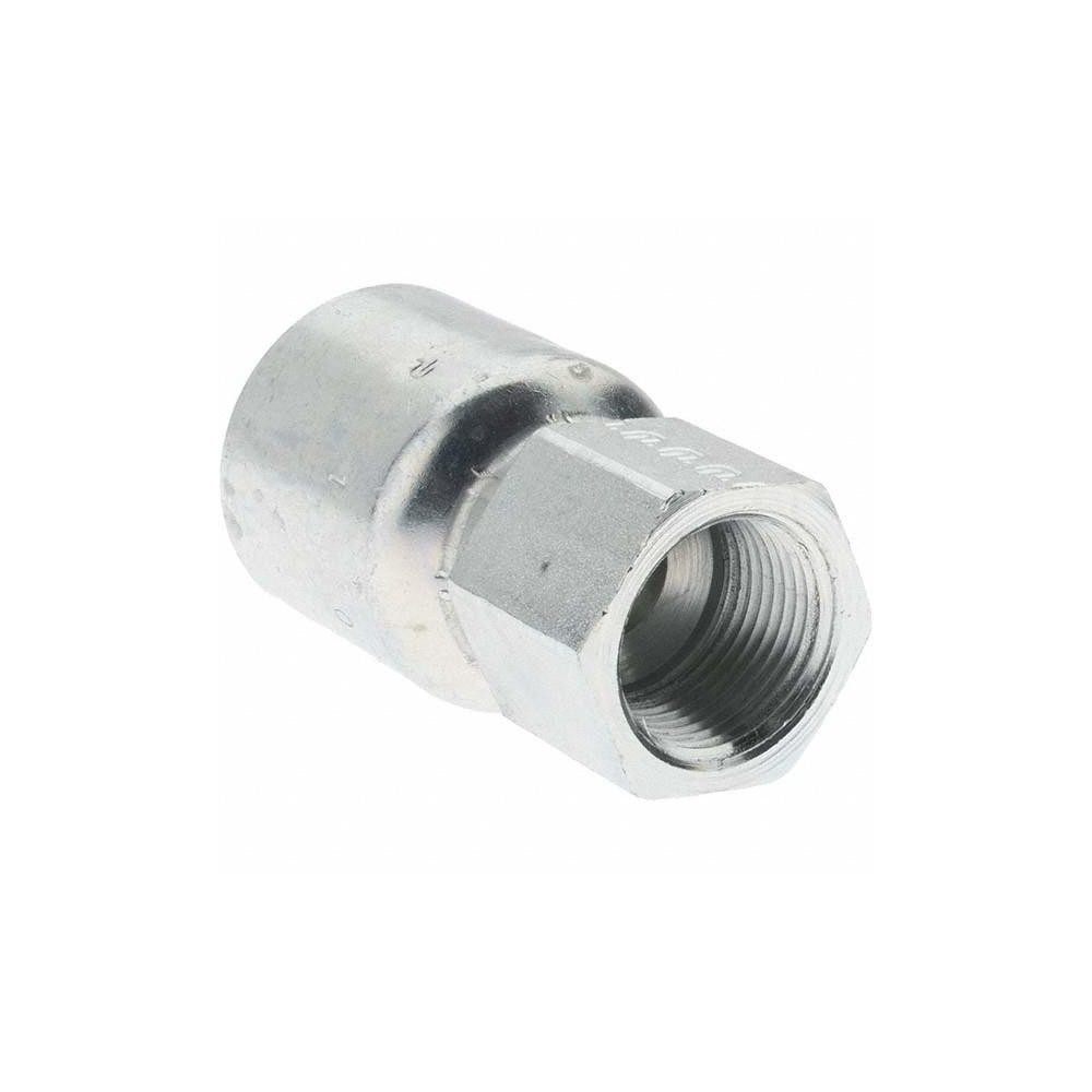 Parker Hydraulic Hose Female Pipe Rigid Fitting: 0.75" ID, 12 mm, 3/4" - KP46914
