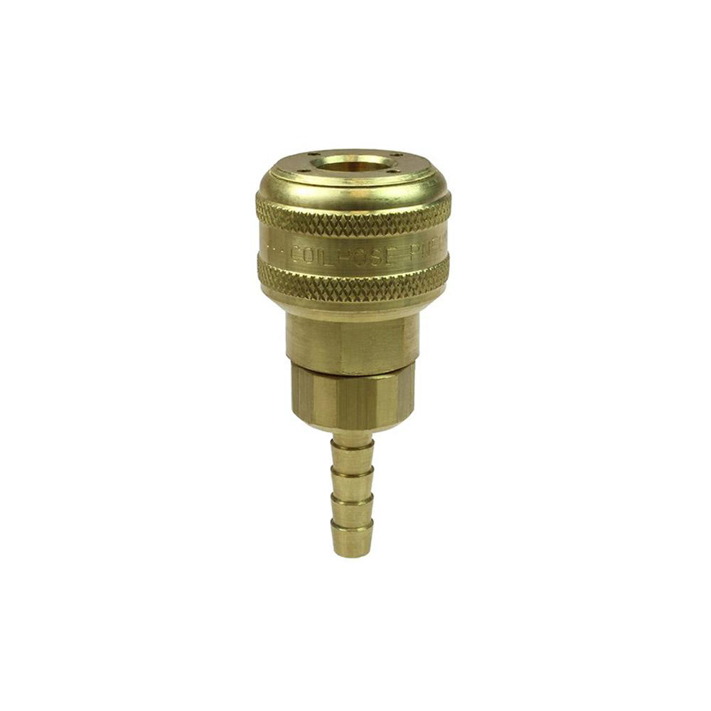 Coilhose Pneumatics Pneumatic Hose Coupling: 3/8" Body Dia, Industrial Interchange - 586A