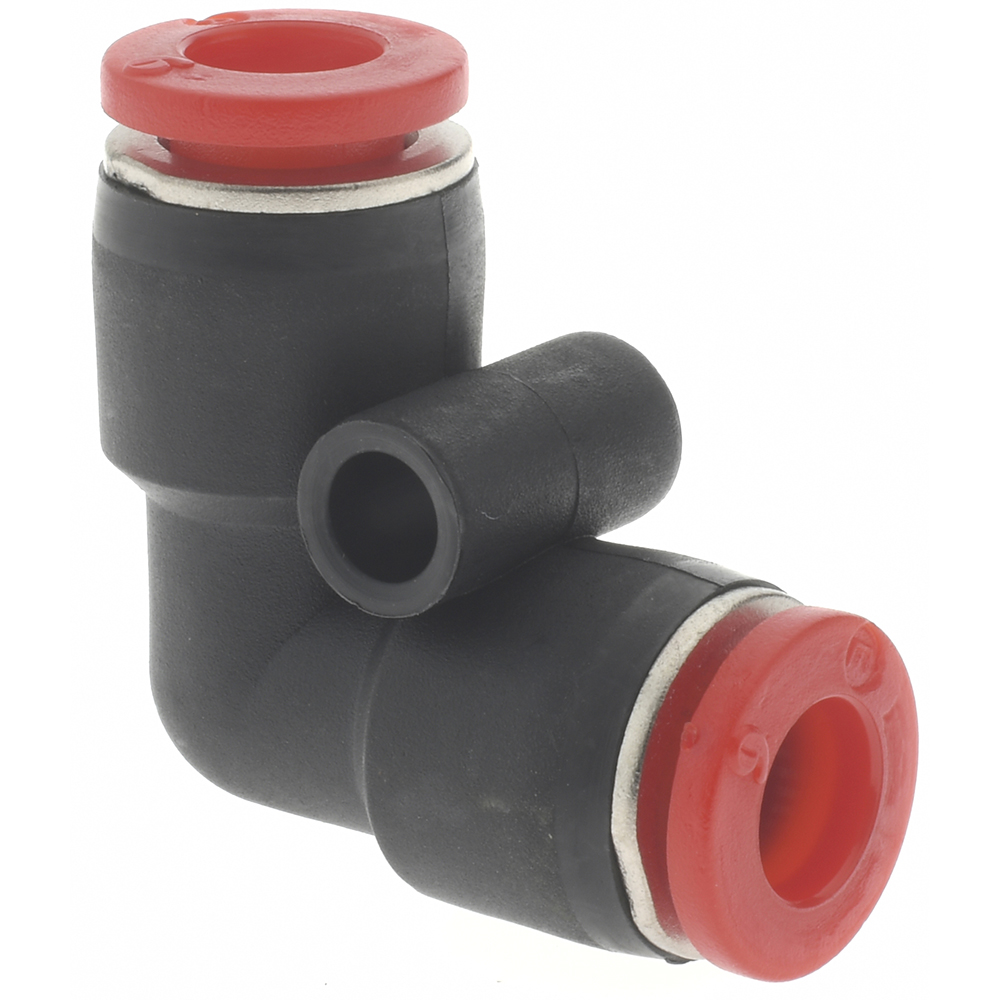 Norgren Push-to-Connect Tube x Tube Fitting: Union Elbow, 8.00 mm OD - C00400800