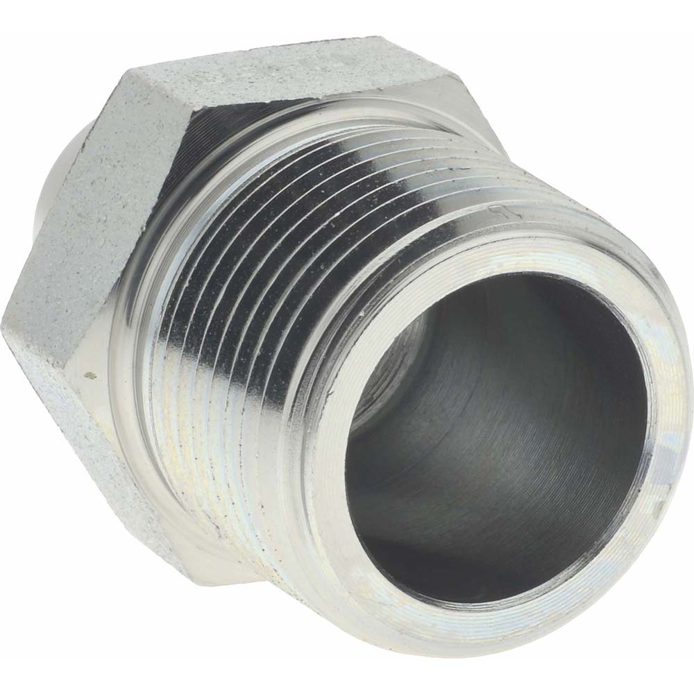 Eaton Steel Flared Tube Connector: 1/2" OD, 37 deg Flared Angle - 2021-12-8S