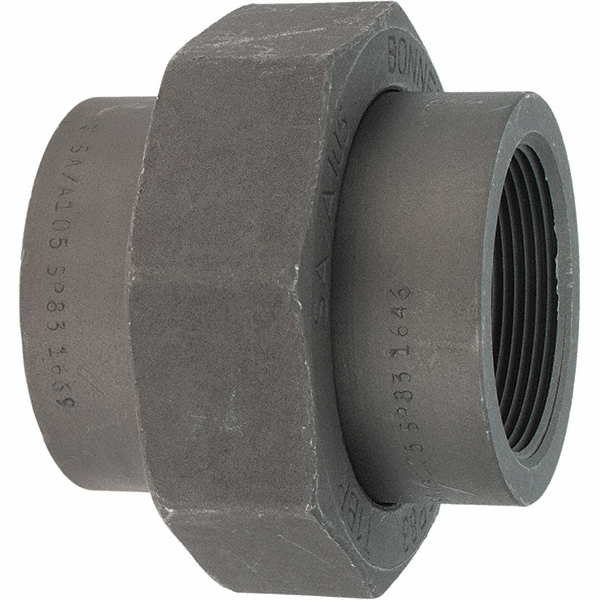 Value Collection Black Pipe Fittings: Coupling, 2", NPT, Forged Carbon Steel - -12129-8