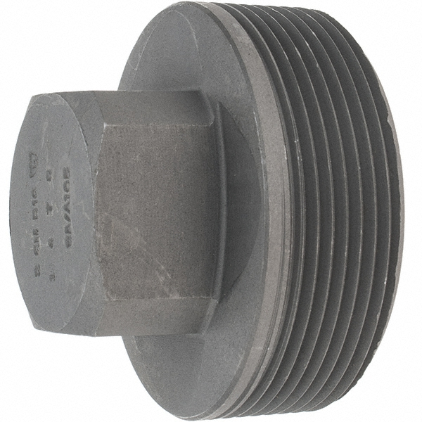 Value Collection Black Pipe Fittings: Coupling, 2", NPT, Forged Carbon Steel - -12129-8